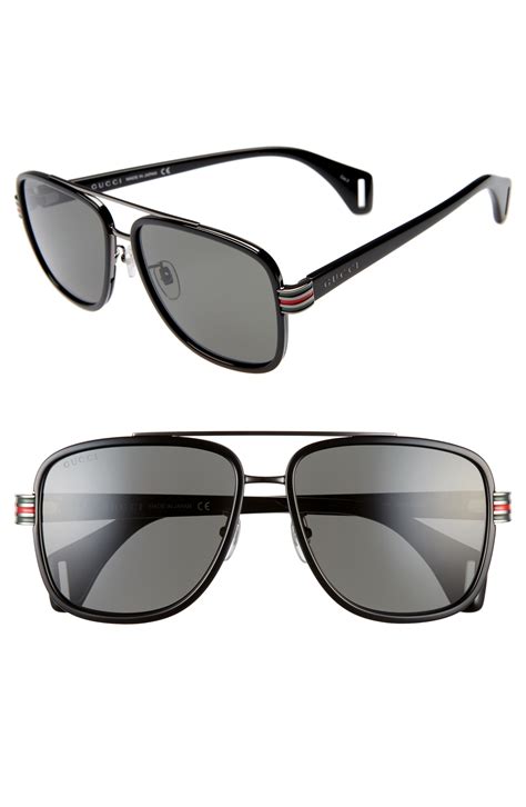 gucci mens aviator glasses|gucci aviator sunglasses nylon arms.